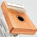 10-tone acacia wooden thumb piano